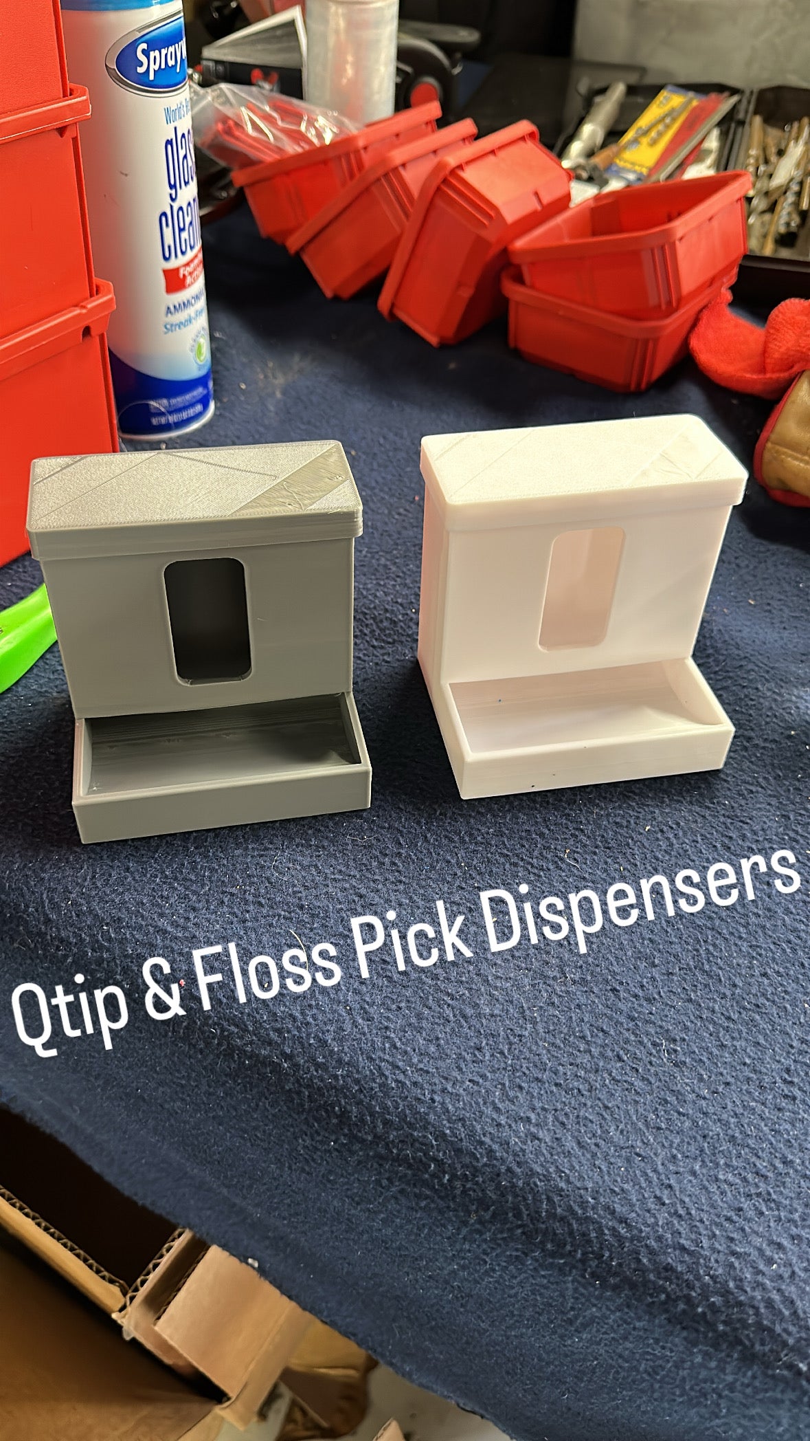 Q-Tip / Flosspick Dispensers
